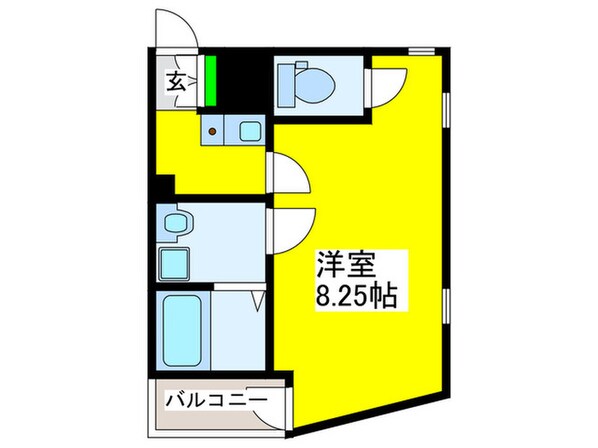 レディエント安立の物件間取画像